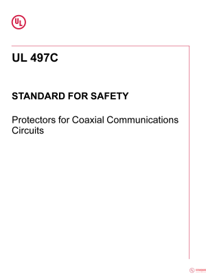 UL 497C PDF